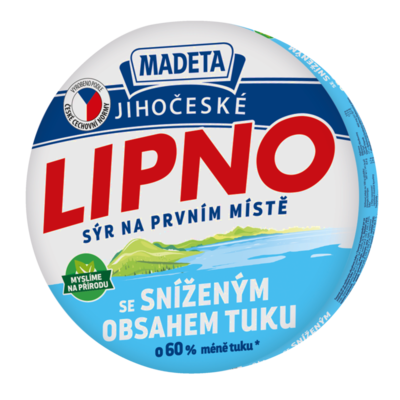 Jihočeské Lipno se sníženým obsahem tuku 26%