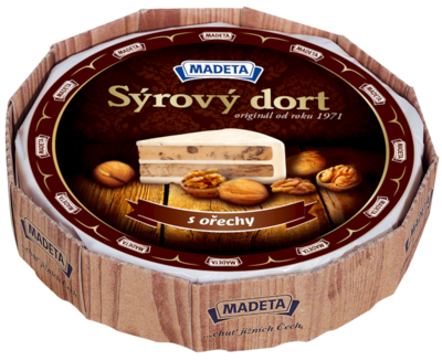 Sýrový dort s vlašskými ořechy 55%