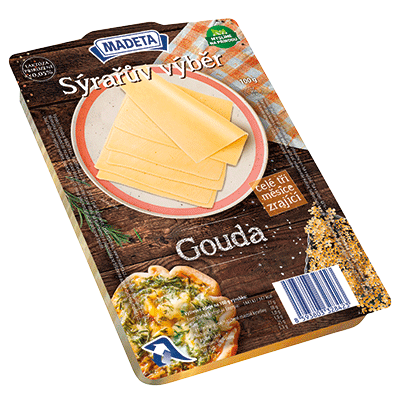 Gouda 48% plátkový sýr