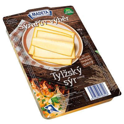 Tylžský sýr uzený 45% plátky