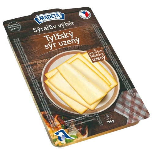 Tylžský sýr uzený 45% plátky
