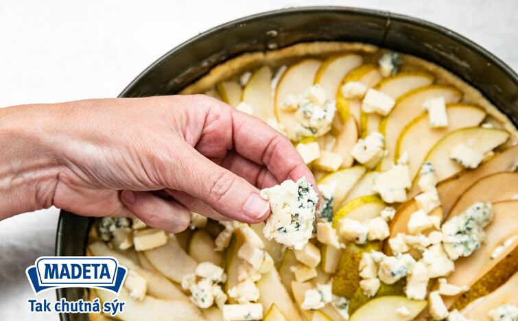 Sýrový quiche s Jihočeskou Zlatou nivou